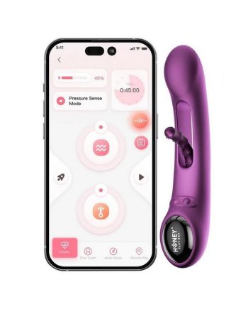 Tempo Pressure Sensing Kinky Finger Tapping Vibrator